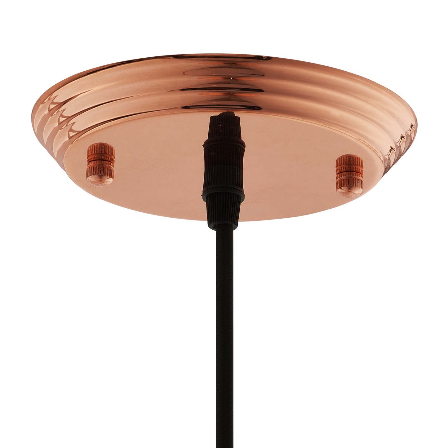 Dimple 11" Bell-Shaped Rose Gold Pendant Light