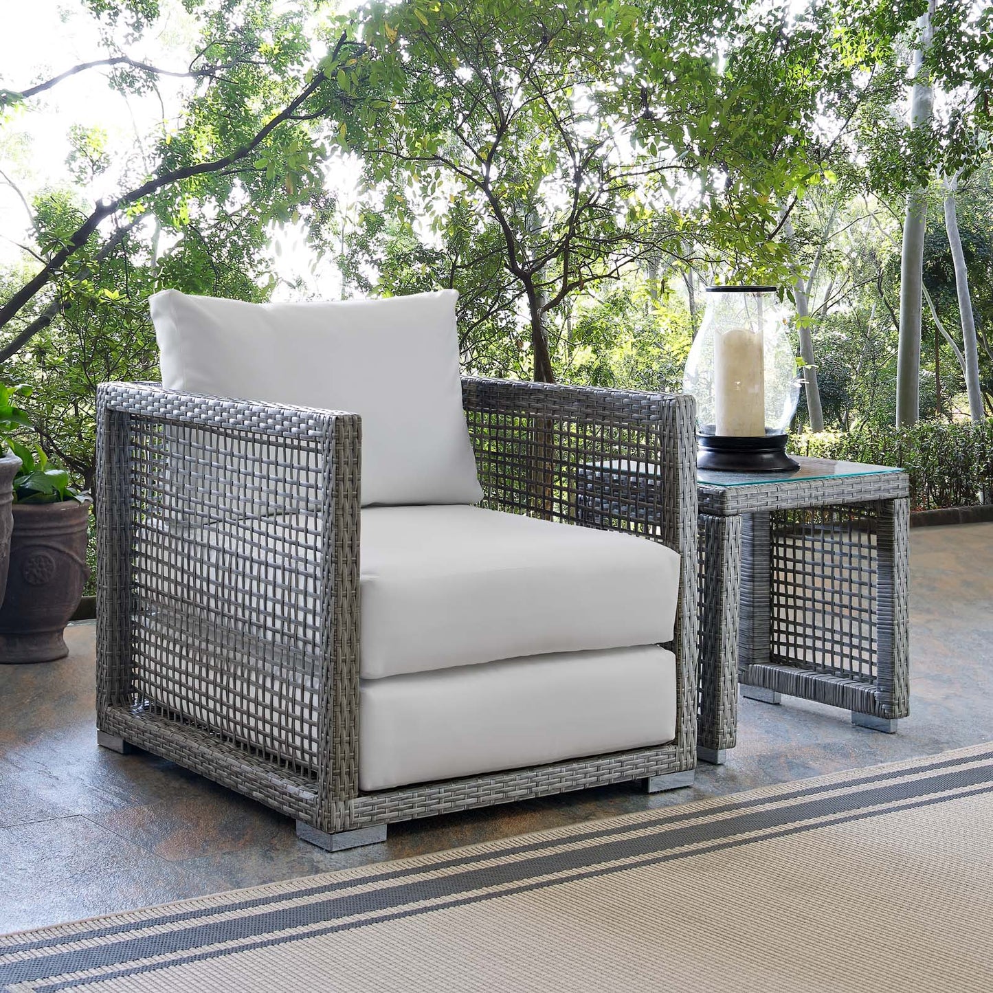 Aura Rattan Outdoor Patio Armchair