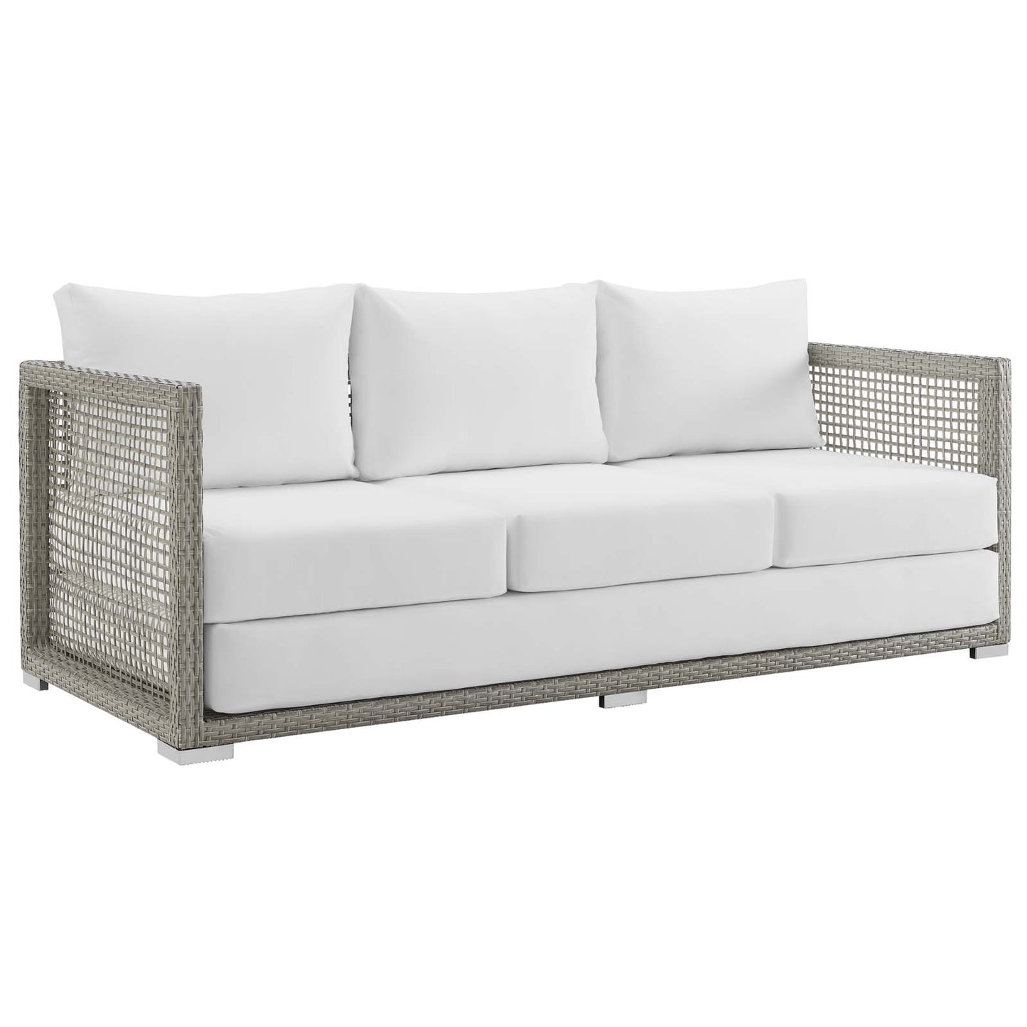 Aura Outdoor Patio Wicker Rattan Sofa