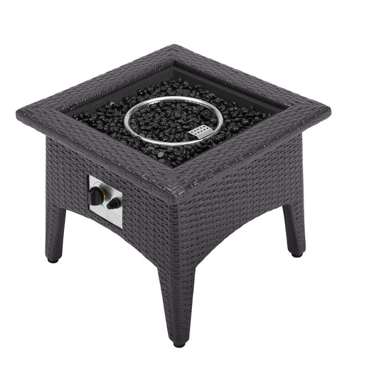 Vivacity Outdoor Patio Fire Pit Table