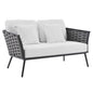 Stance Outdoor Patio Aluminum Loveseat