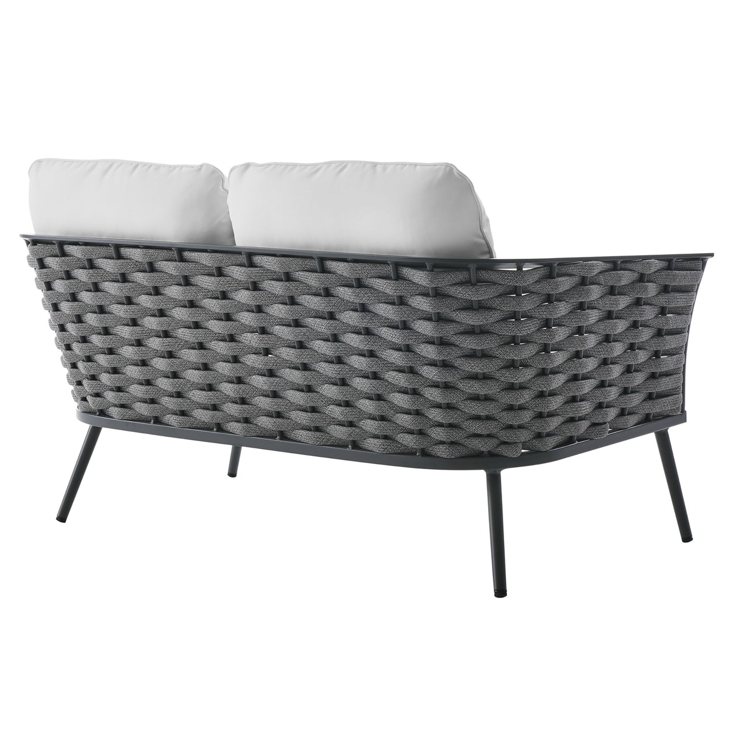 Stance Outdoor Patio Aluminum Loveseat