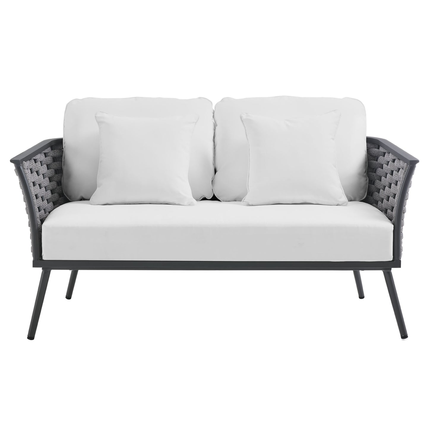 Stance Outdoor Patio Aluminum Loveseat