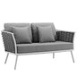 Stance Outdoor Patio Aluminum Loveseat