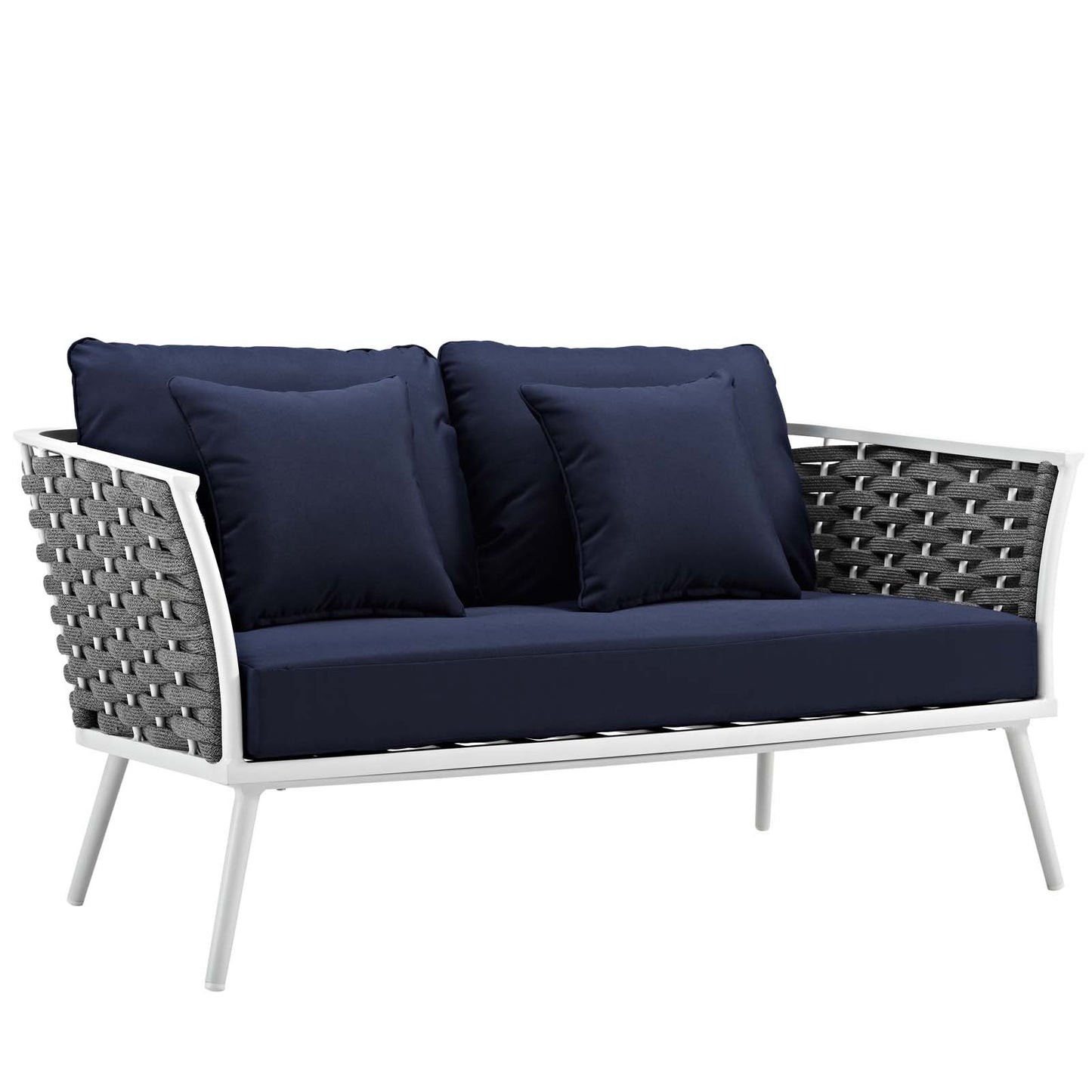 Stance Outdoor Patio Aluminum Loveseat