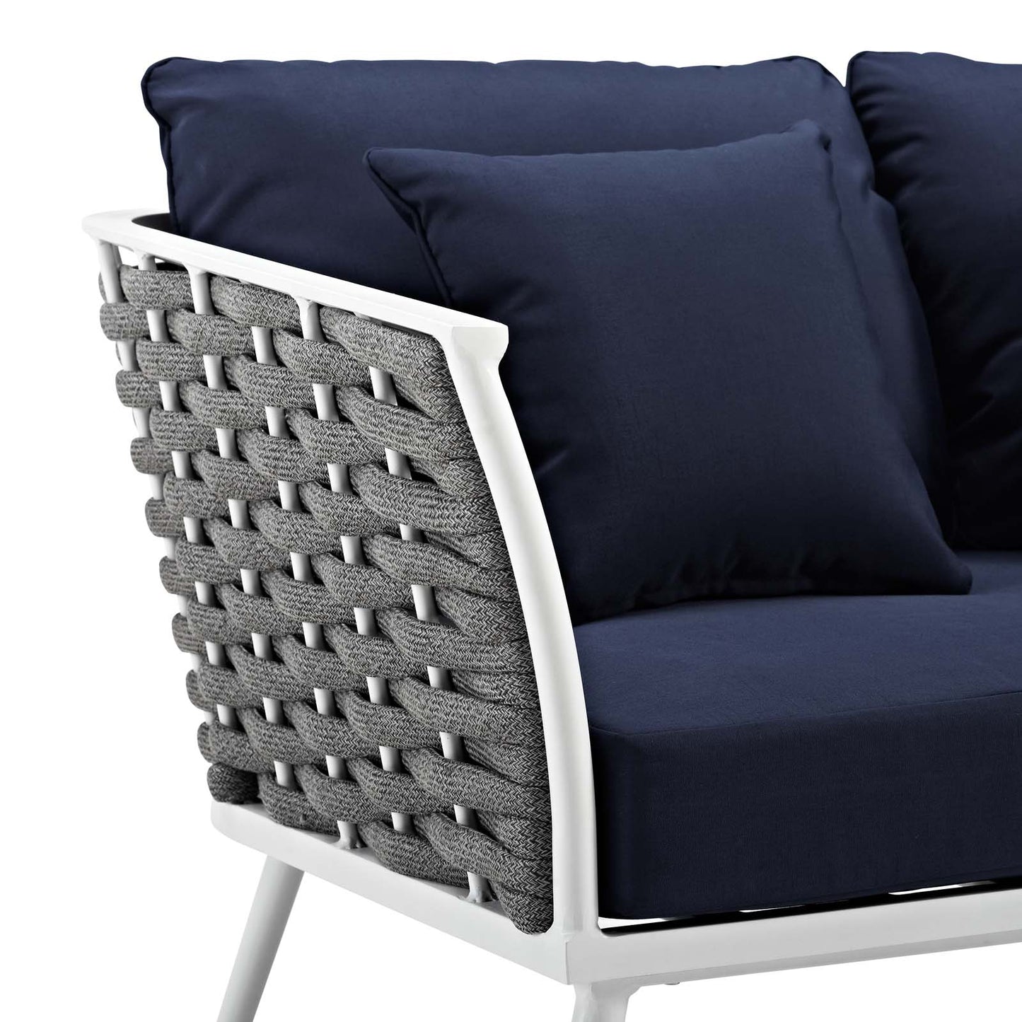 Stance Outdoor Patio Aluminum Loveseat