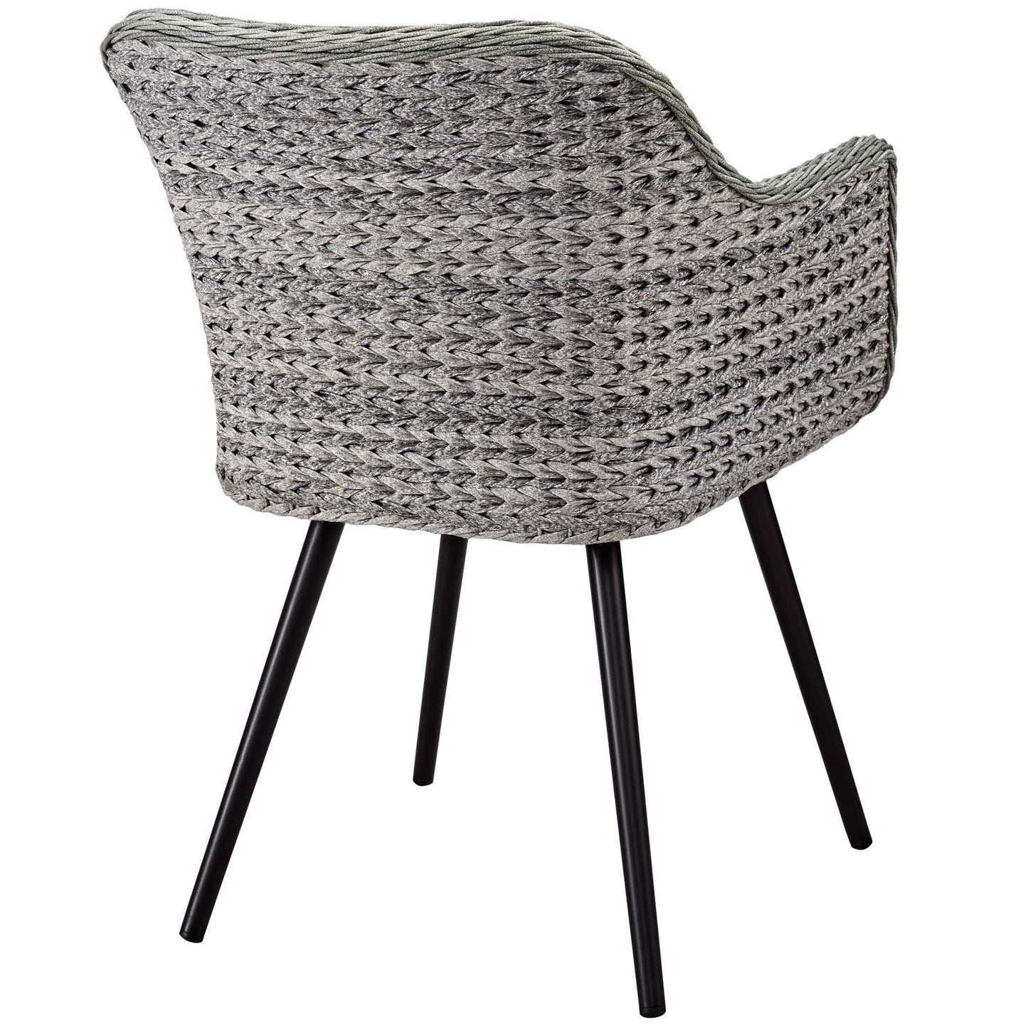 Endeavor Outdoor Patio Wicker Rattan Dining Armchair