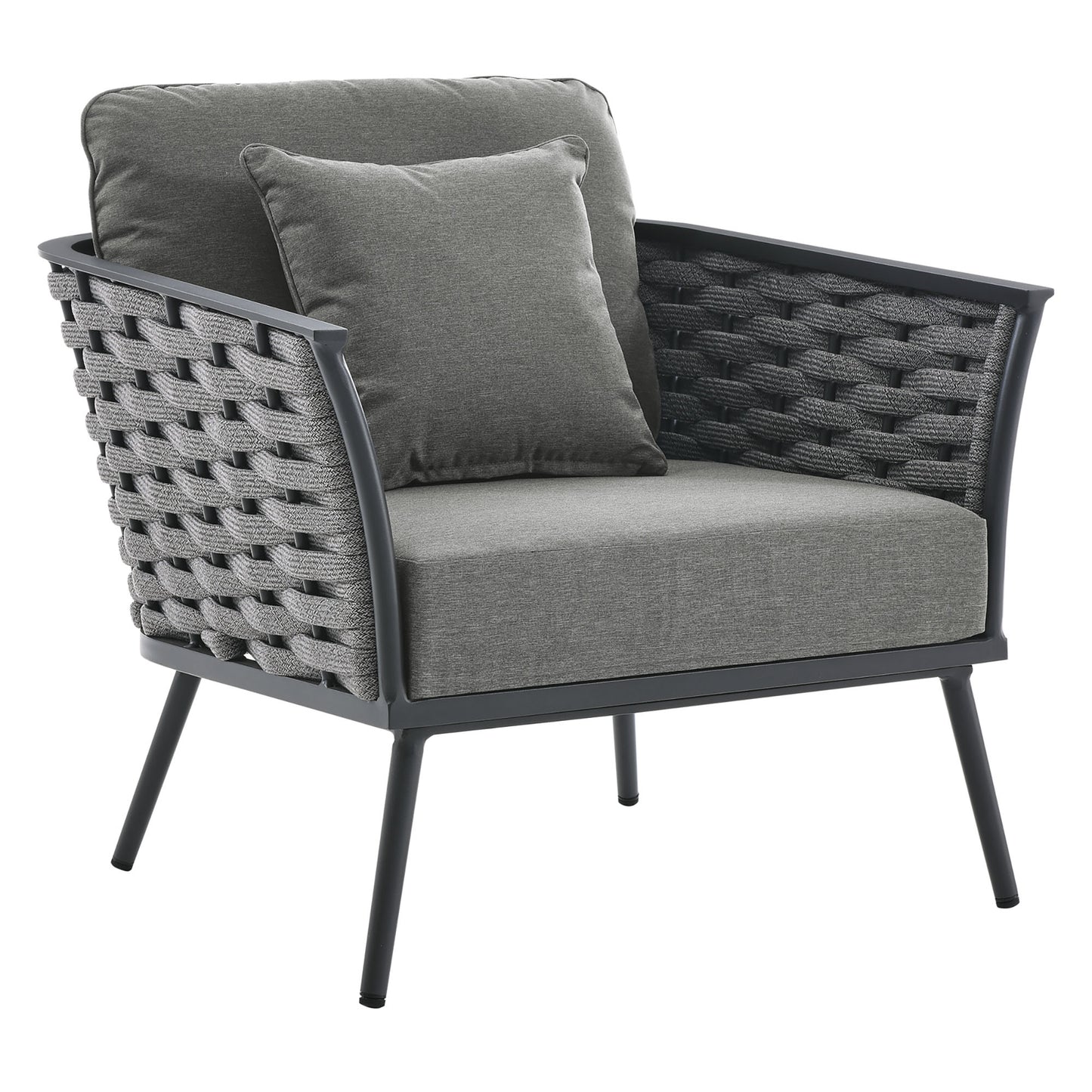 Stance Outdoor Patio Aluminum Armchair