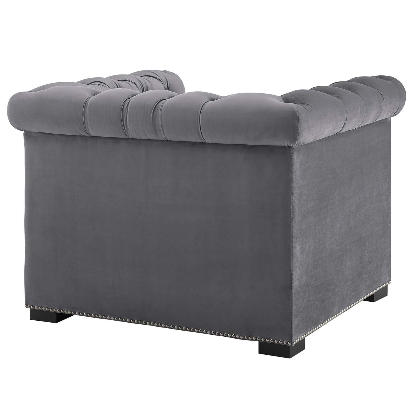 Fauteuil en velours Heritage Performance de Modway