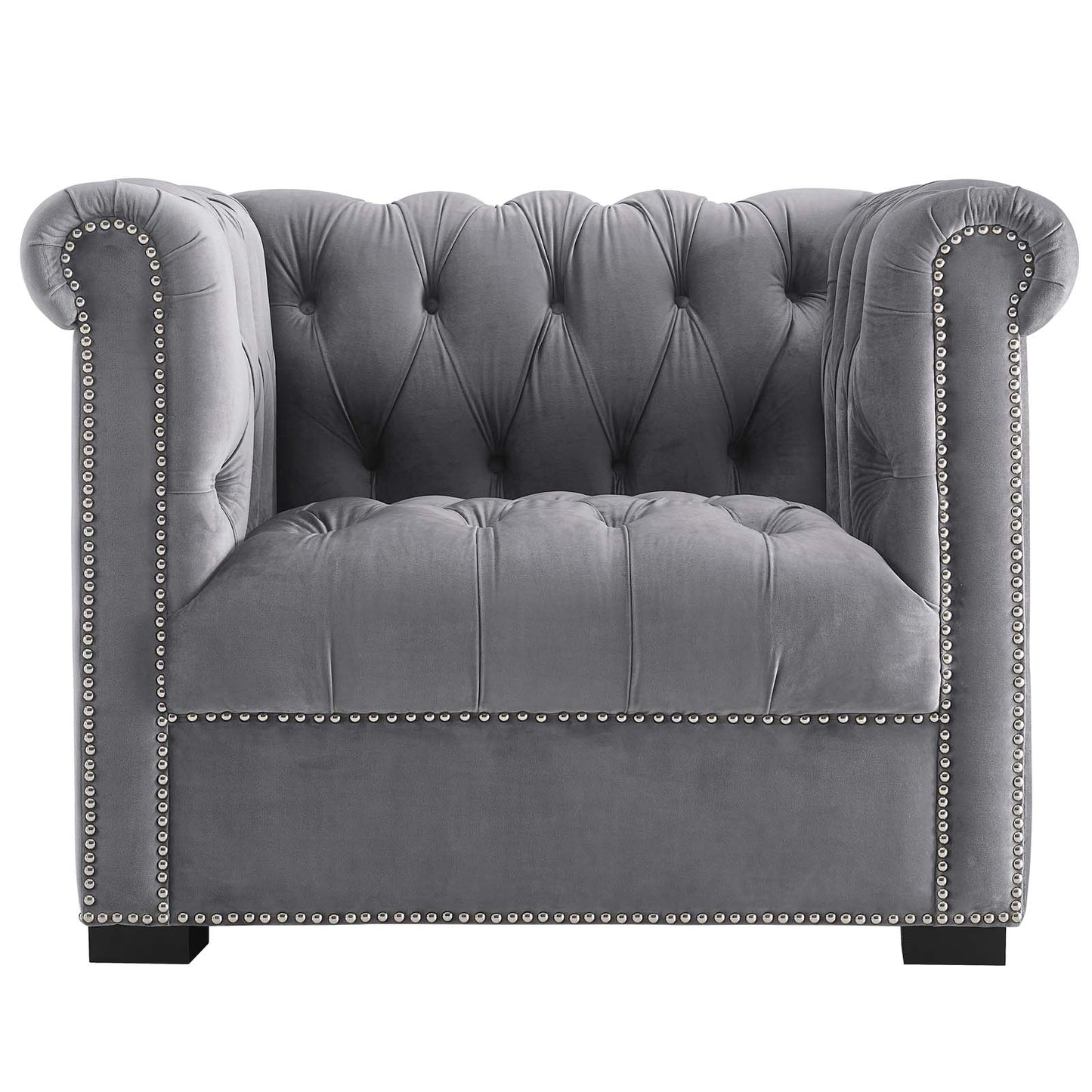 Fauteuil en velours Heritage Performance de Modway