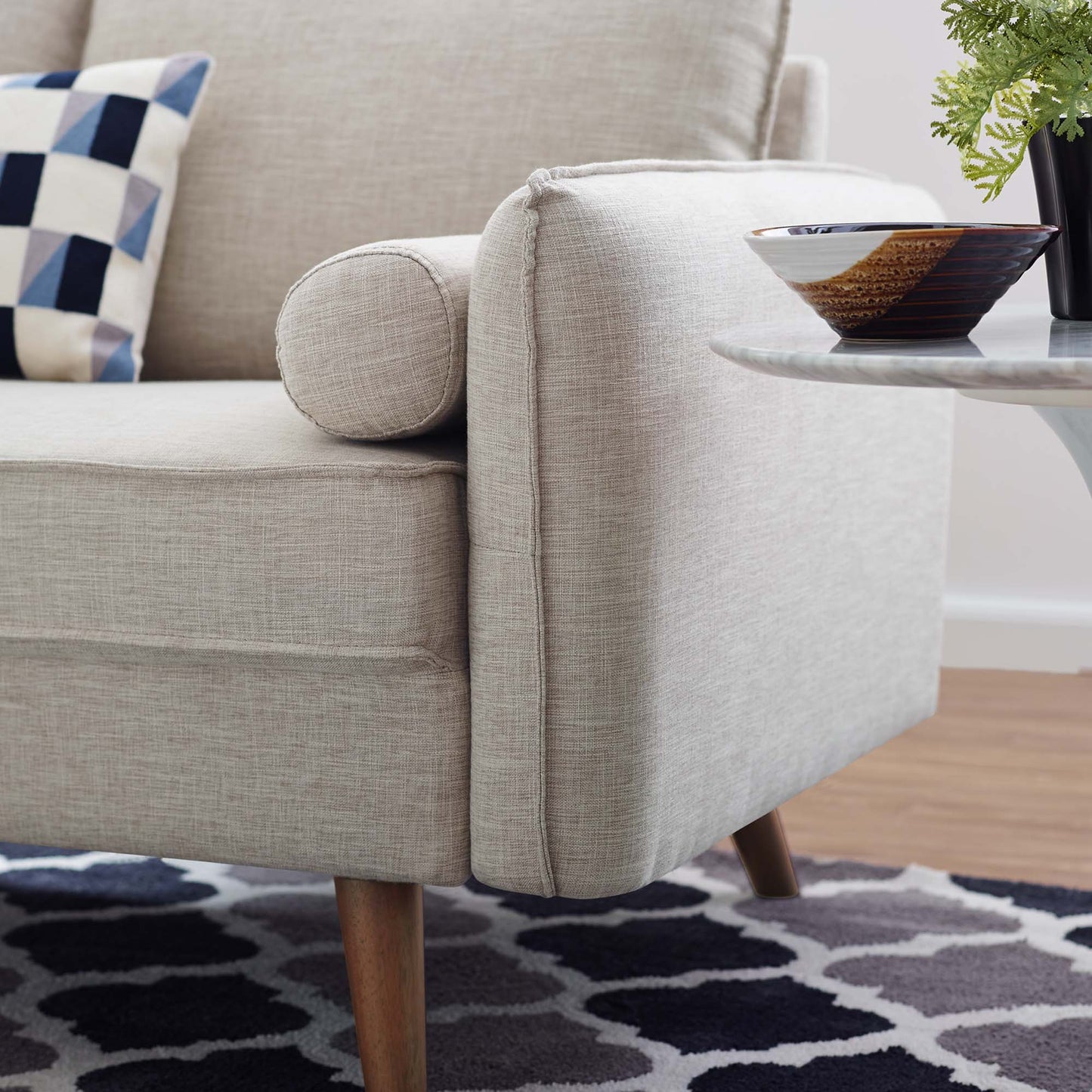 Revive Upholstered Fabric Loveseat