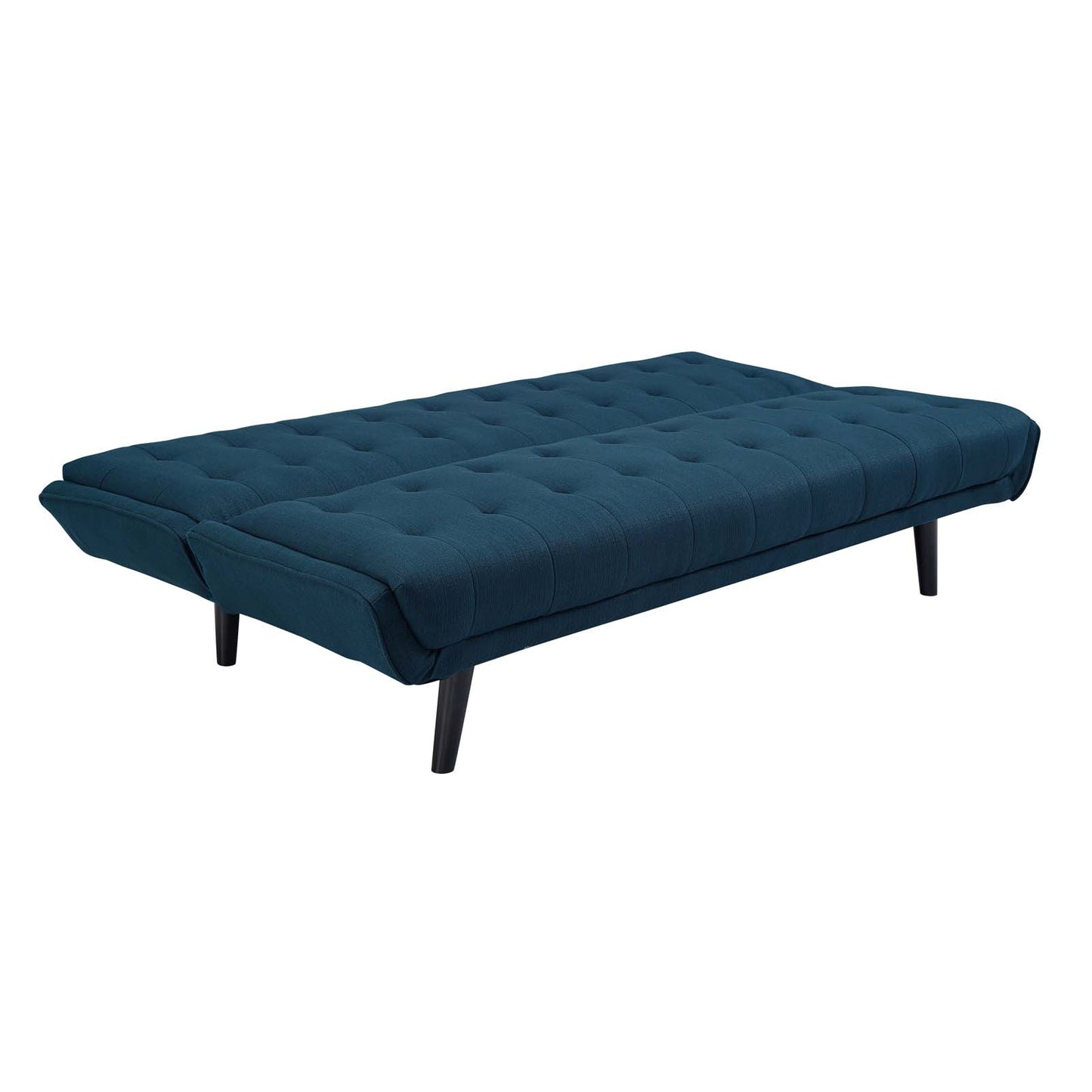 Sofá cama convertible de tela capitoné Glance de Modway