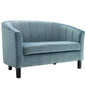 Prospect Channel Tufted Performance Velvet Loveseat