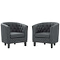 Prospect 2 Piece Upholstered Fabric Armchair Set