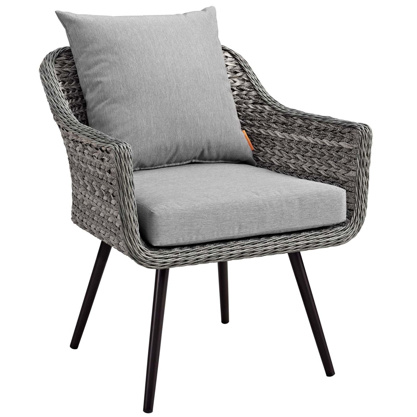 Ensemble de 2 fauteuils et causeuse en rotin pour patio extérieur Endeavor par Modway