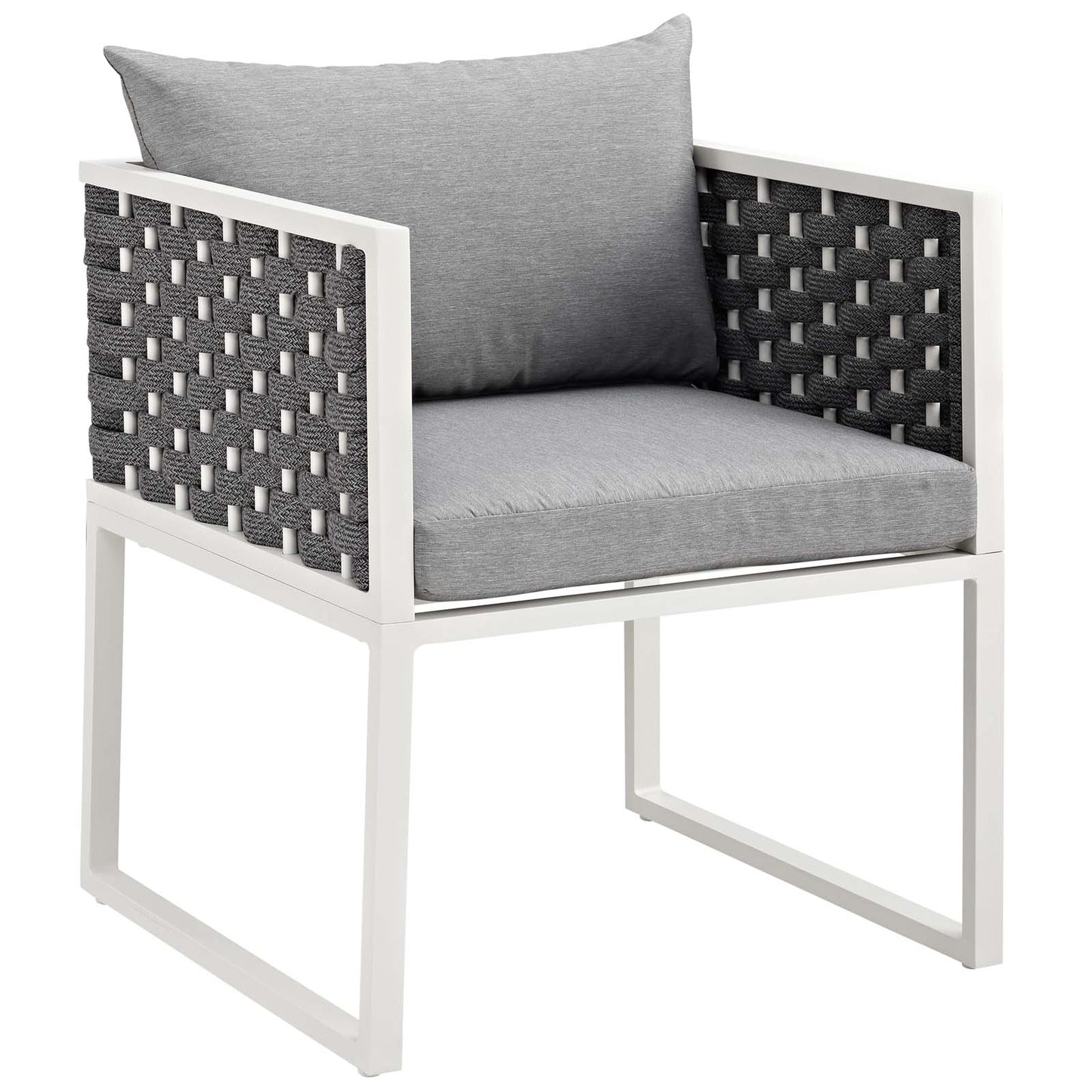 Stance Outdoor Patio Aluminum Dining Armchair Set of 2