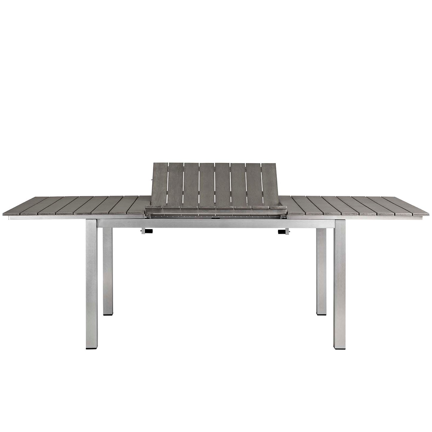 Juego de comedor de aluminio para exteriores Shore de 5 piezas de Modway