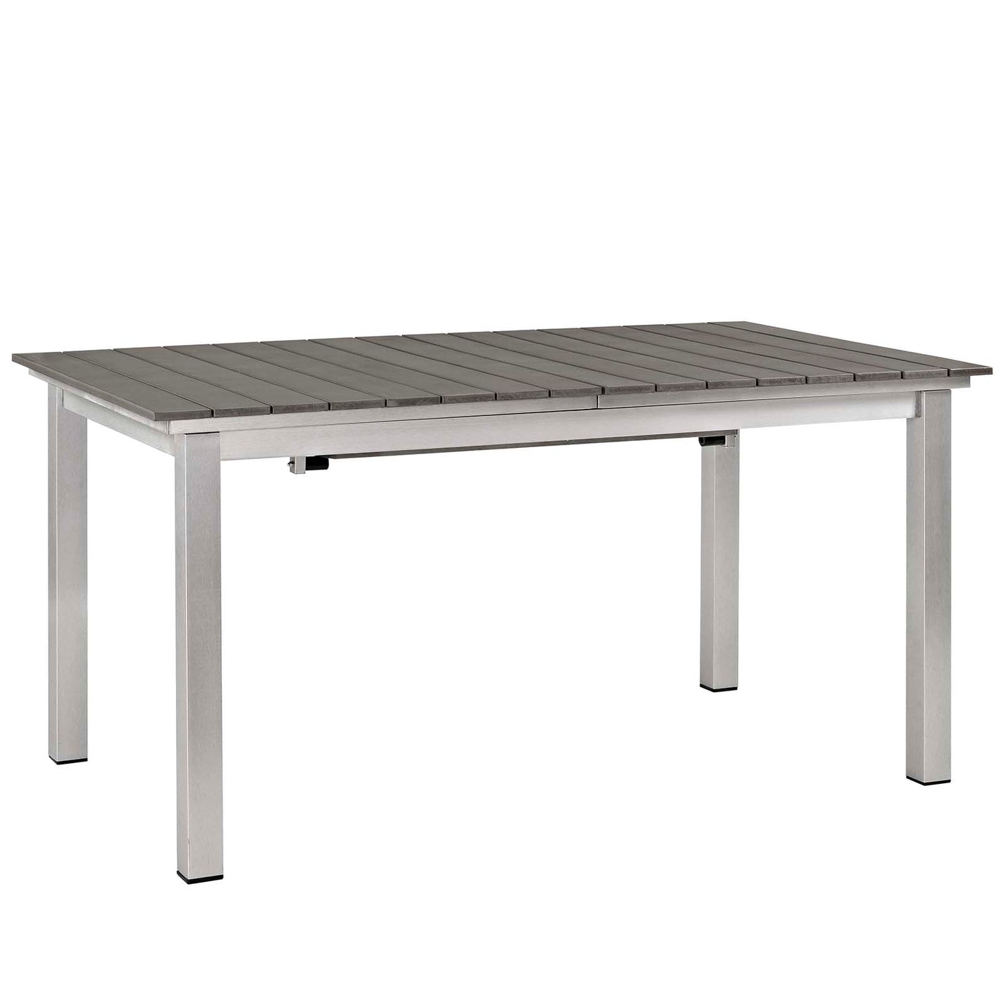 Juego de comedor de aluminio para exteriores Shore de 5 piezas de Modway