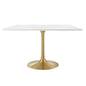 Lippa 48" Square Wood Top Dining Table