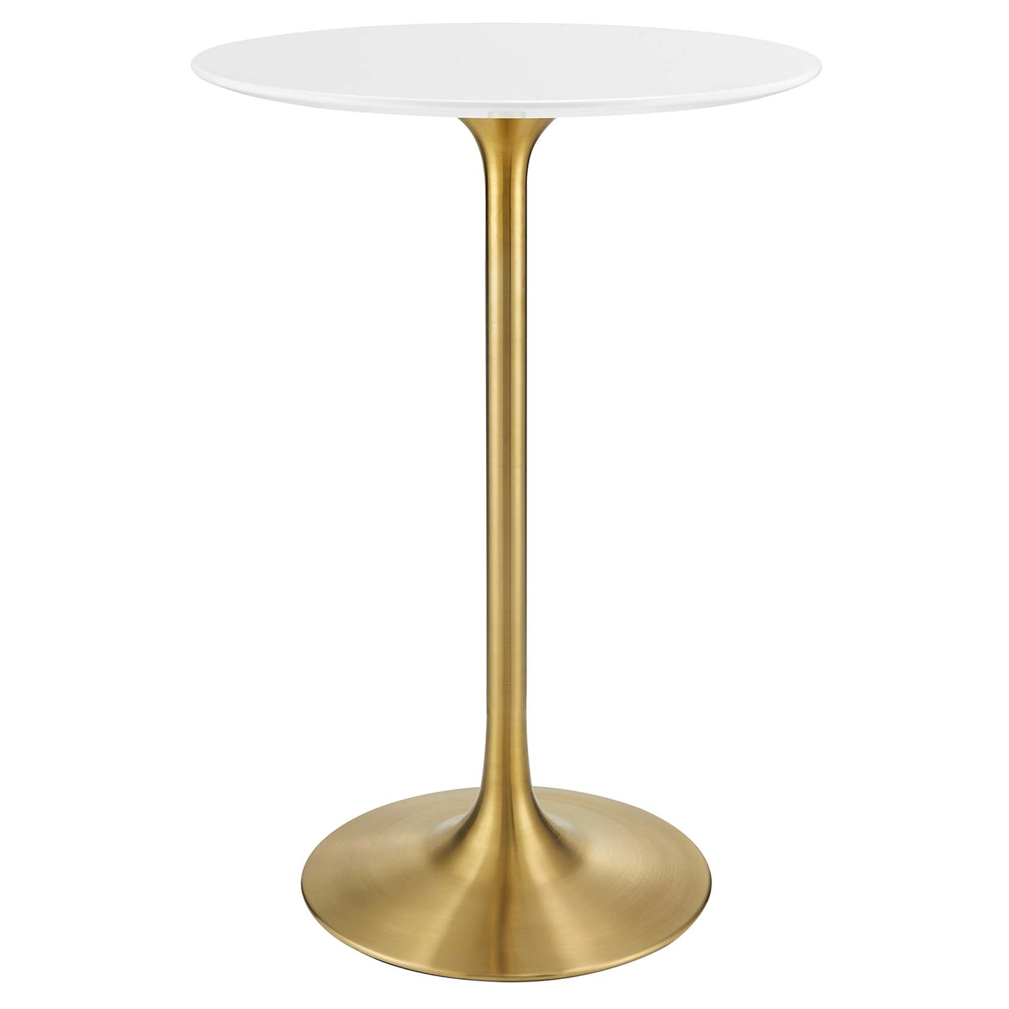 Lippa 28" Round Wood Top Bar Table