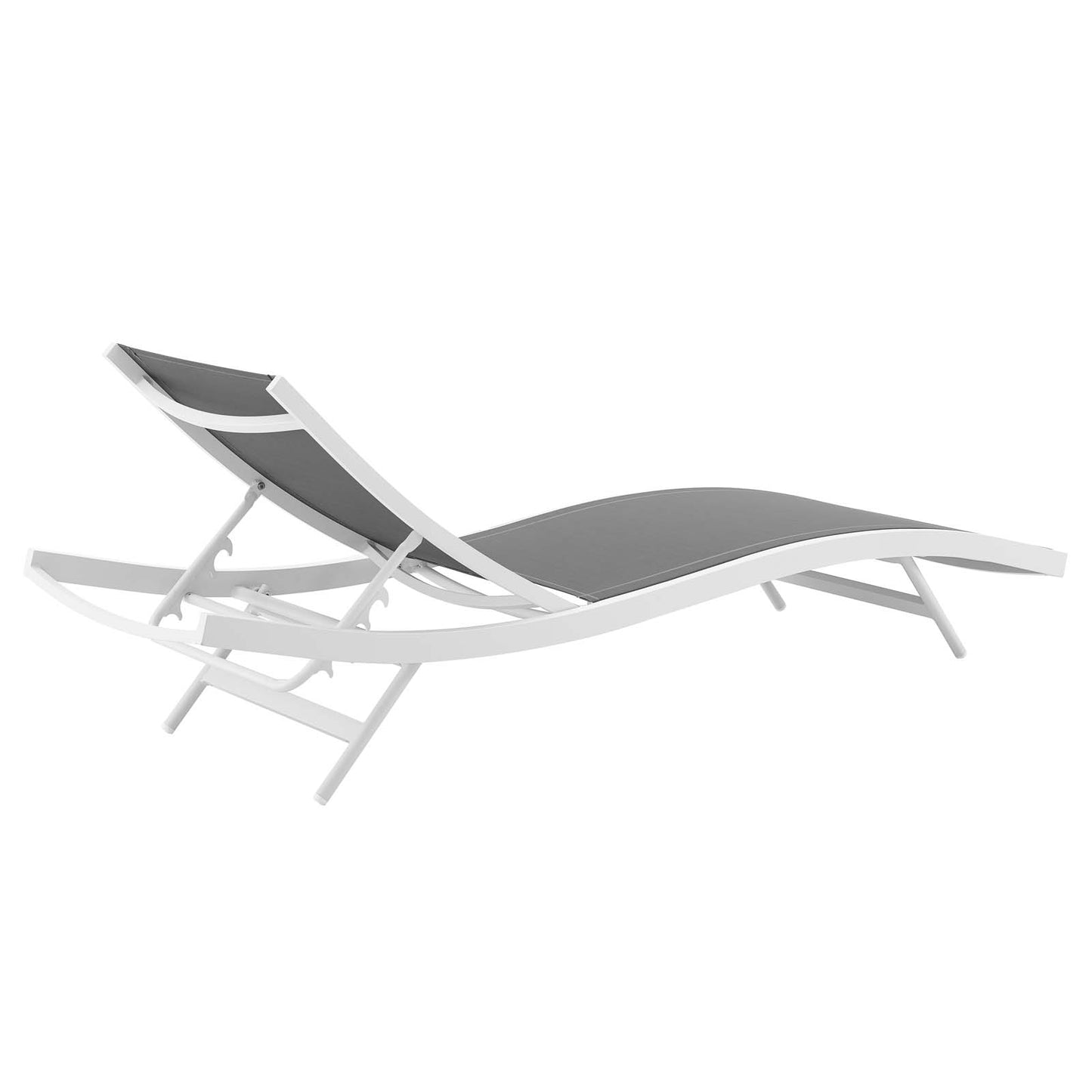 Glimpse Outdoor Patio Mesh Chaise Lounge Chair