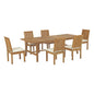 Marina 7 Piece Outdoor Patio Teak Dining Set