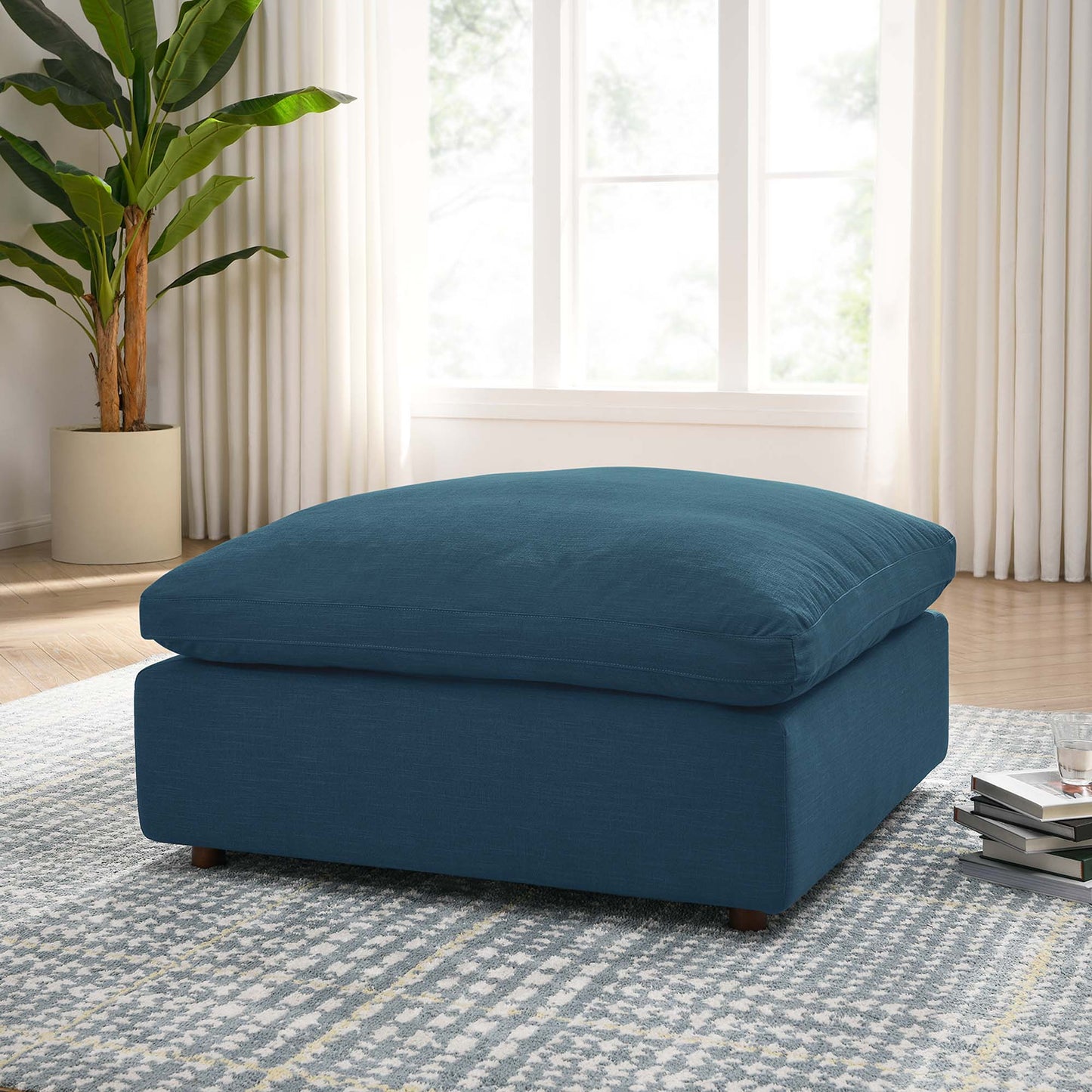 Commix Down Filled Overstuffed Ottoman