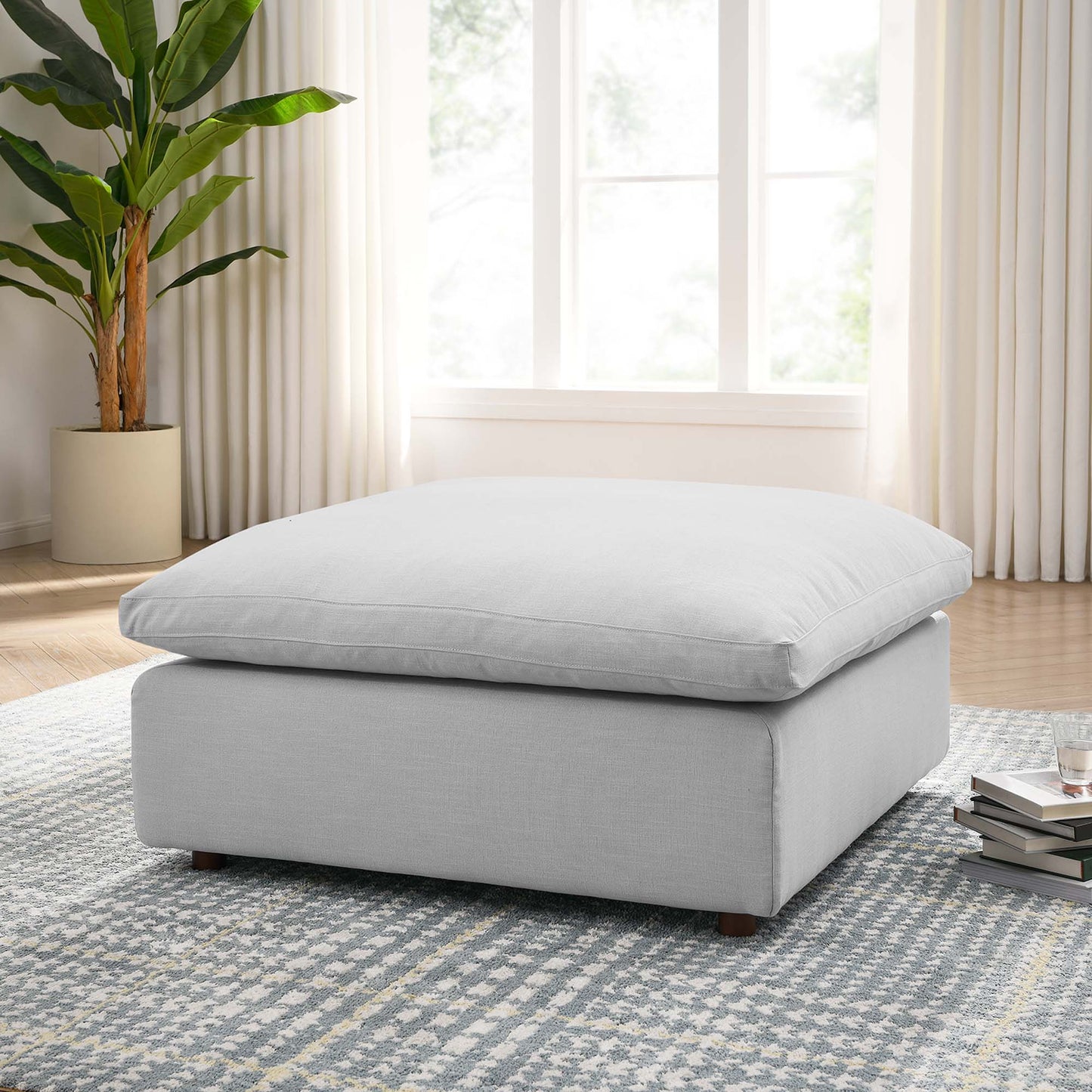 Commix Down Filled Overstuffed Ottoman