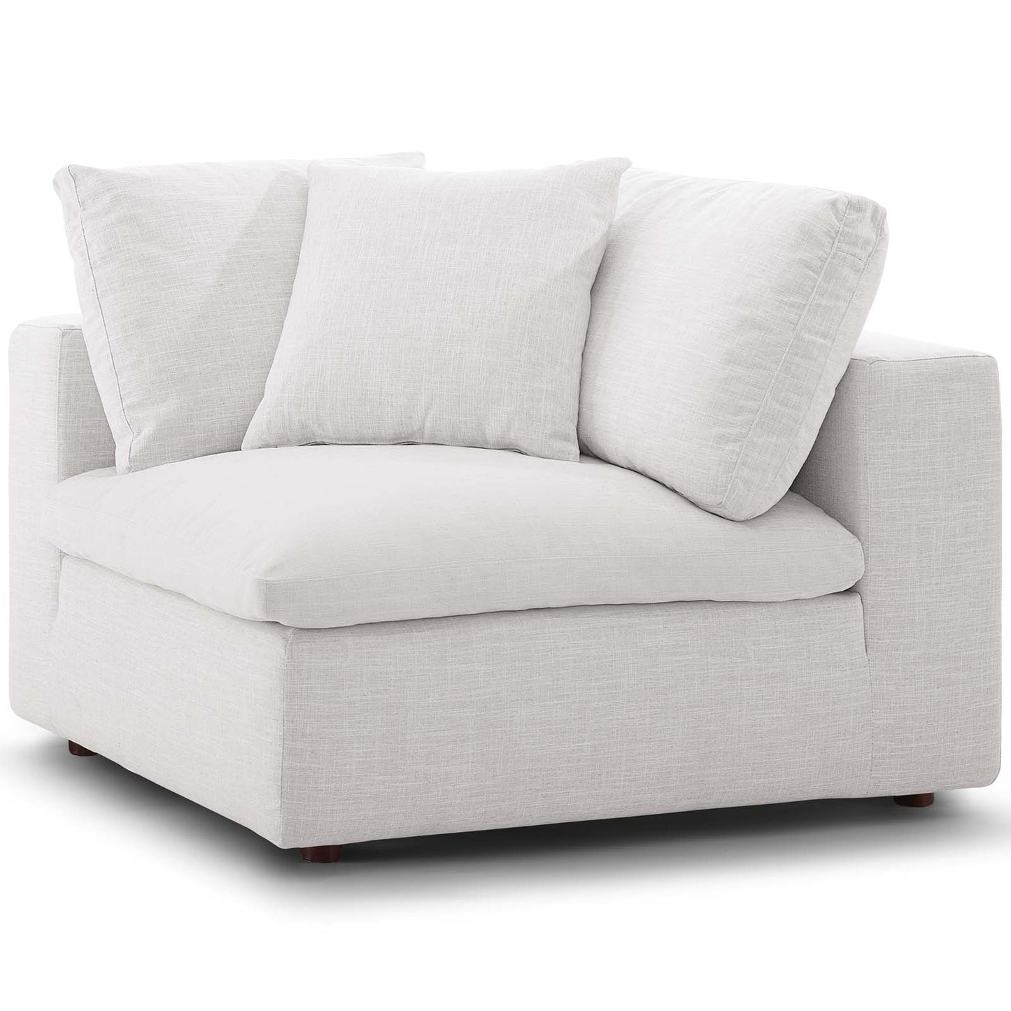 Chaise d'angle rembourrée en duvet Commix par Modway