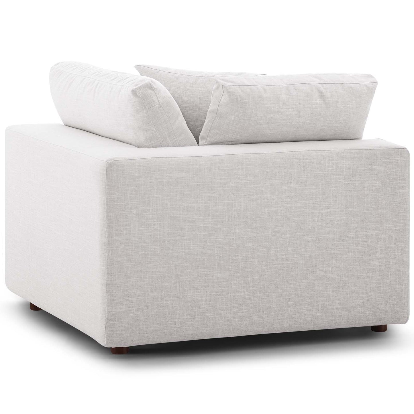 Chaise d'angle rembourrée en duvet Commix par Modway