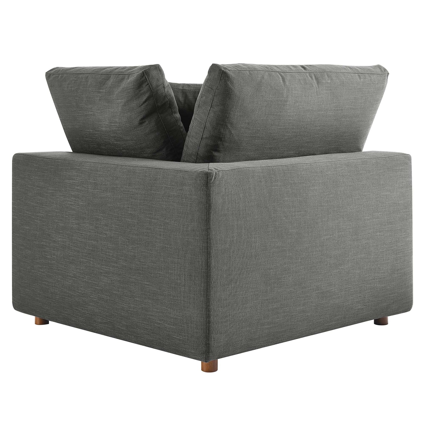 Chaise d'angle rembourrée en duvet Commix par Modway