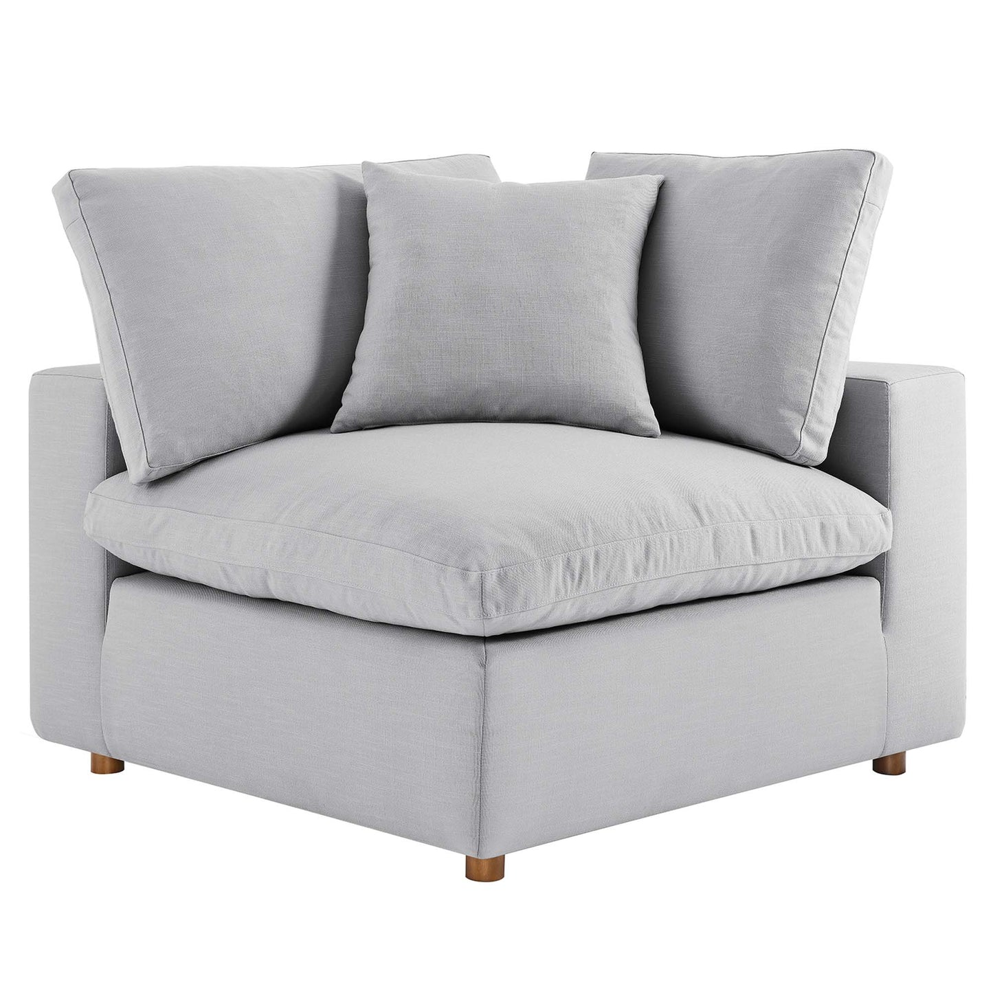 Chaise d'angle rembourrée en duvet Commix par Modway