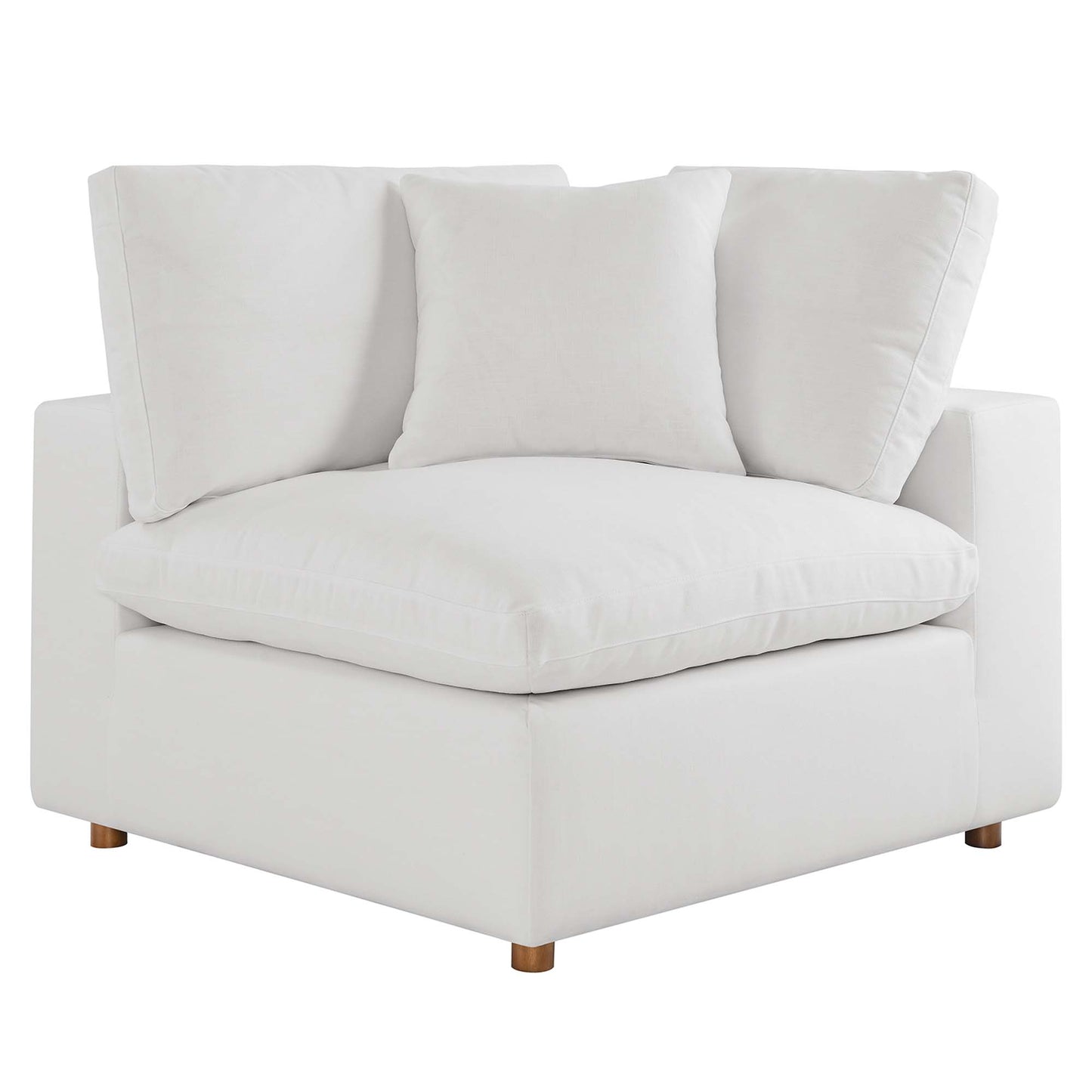 Chaise d'angle rembourrée en duvet Commix par Modway