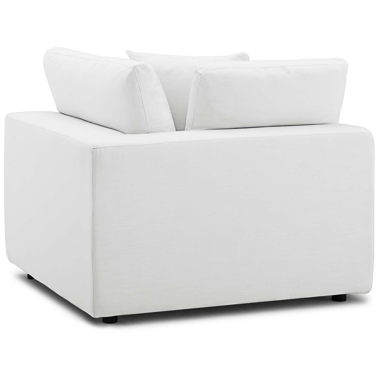 Chaise d'angle rembourrée en duvet Commix par Modway