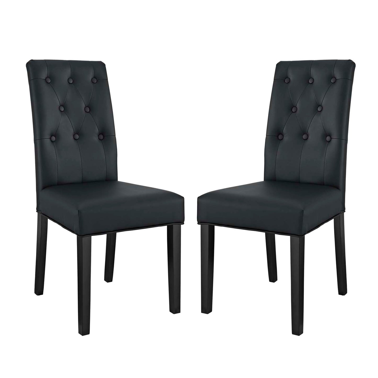 Confer Vinyl Dining Side Chair Set of 2