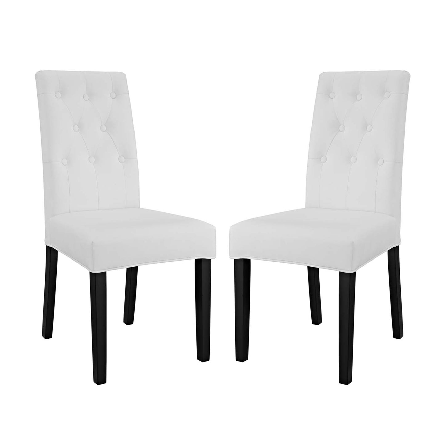 Confer Vinyl Dining Side Chair Set of 2