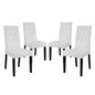 Confer Vinyl Dining Side Chair Set of 4