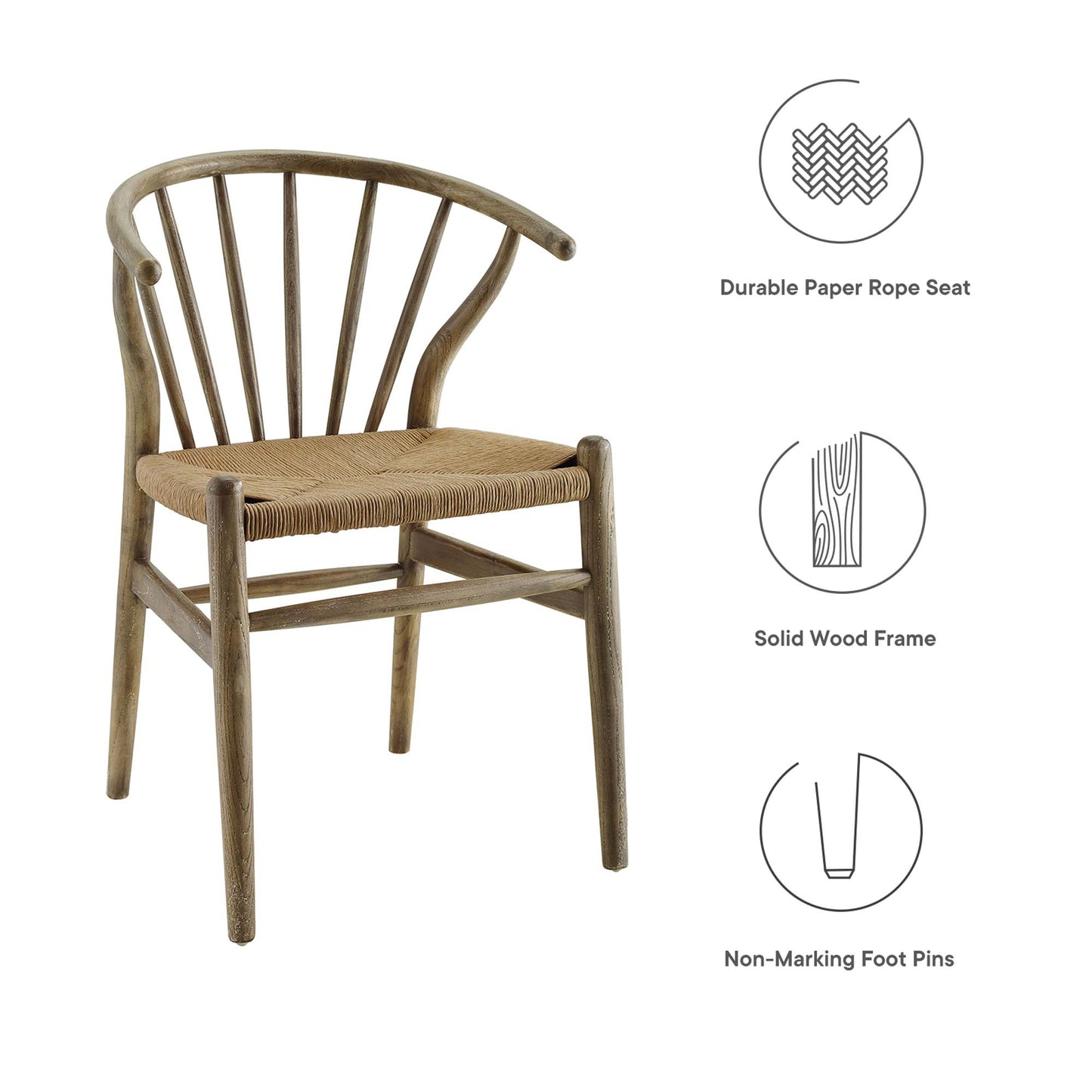 Flourish Spindle Wood Dining Side Chair