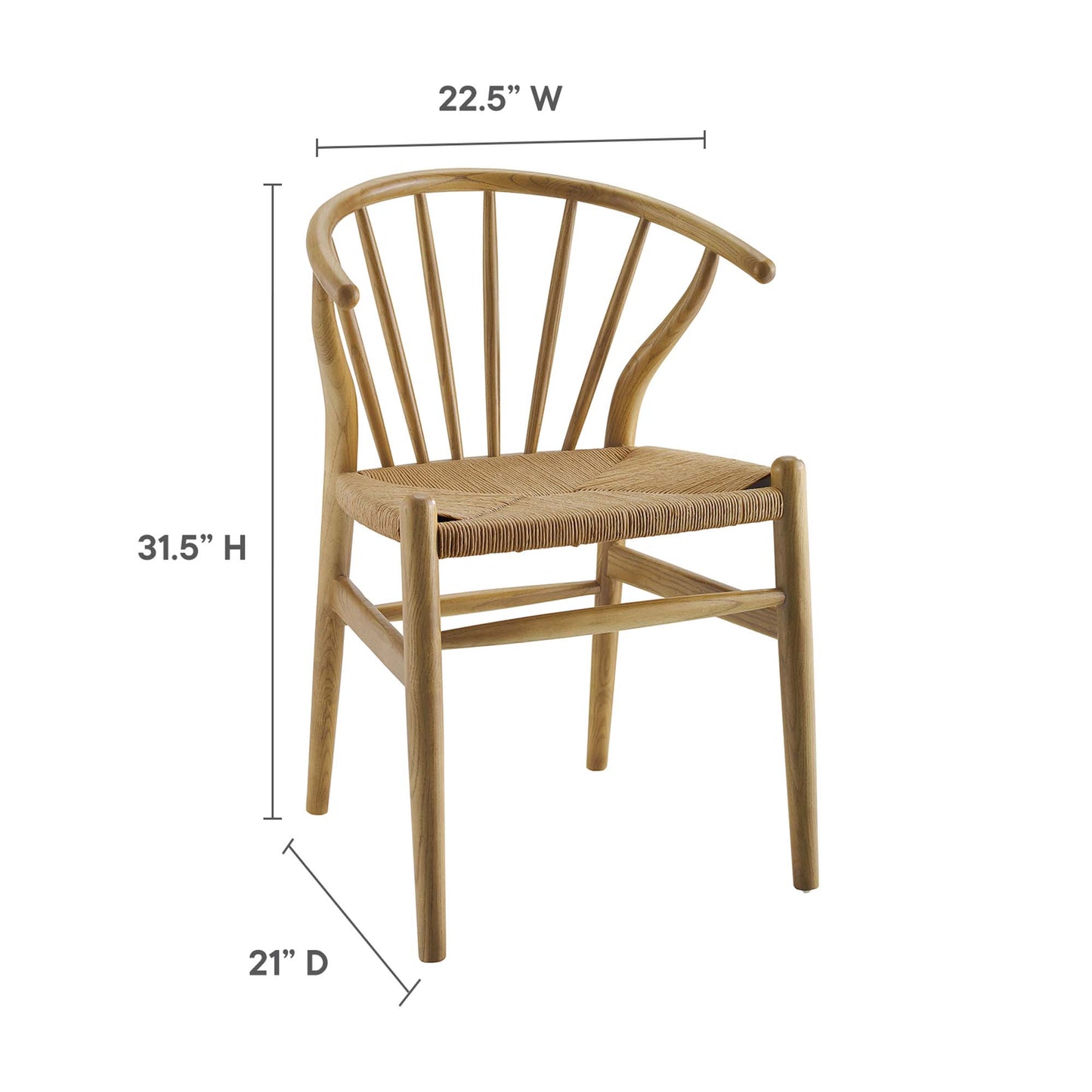 Flourish Spindle Wood Dining Side Chair