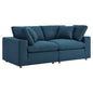 Commix 2 Piece Down Filled Overstuffed Sectional Sofa Set