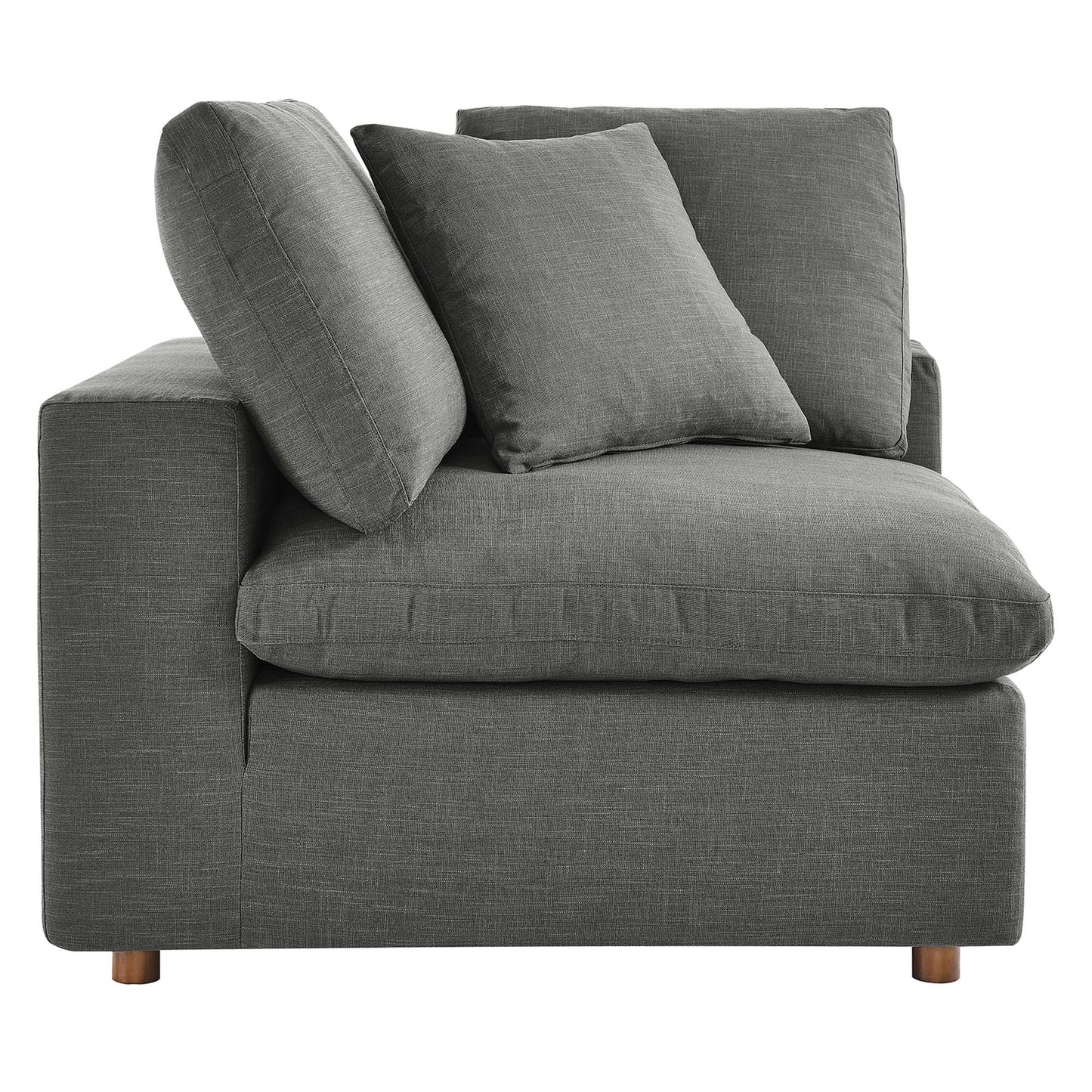 Commix 2 Piece Down Filled Overstuffed Sectional Sofa Set