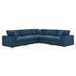 Commix 5 Piece Down Filled Overstuffed Sectional Sofa