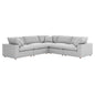 Commix 5 Piece Down Filled Overstuffed Sectional Sofa