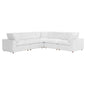 Commix 5 Piece Down Filled Overstuffed Sectional Sofa