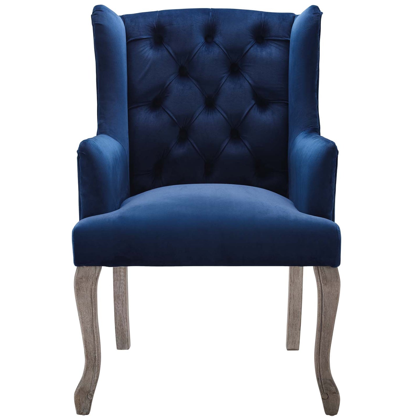 Fauteuil de salle à manger vintage en velours Realm French par Modway