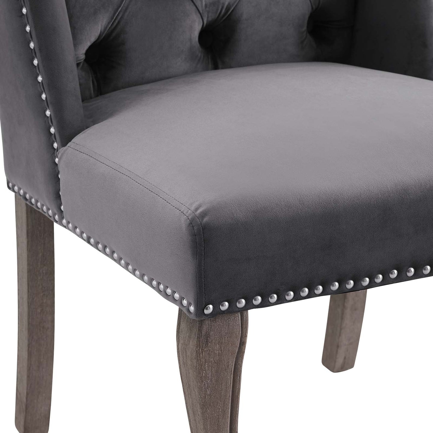 Apprise French Vintage Dining Performance Velvet Side Chair