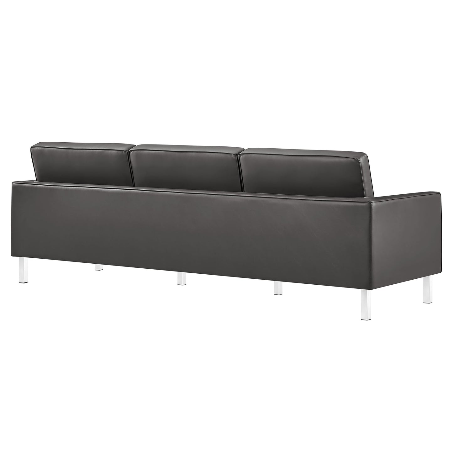 Loft Tufted Vegan Leather Sofa