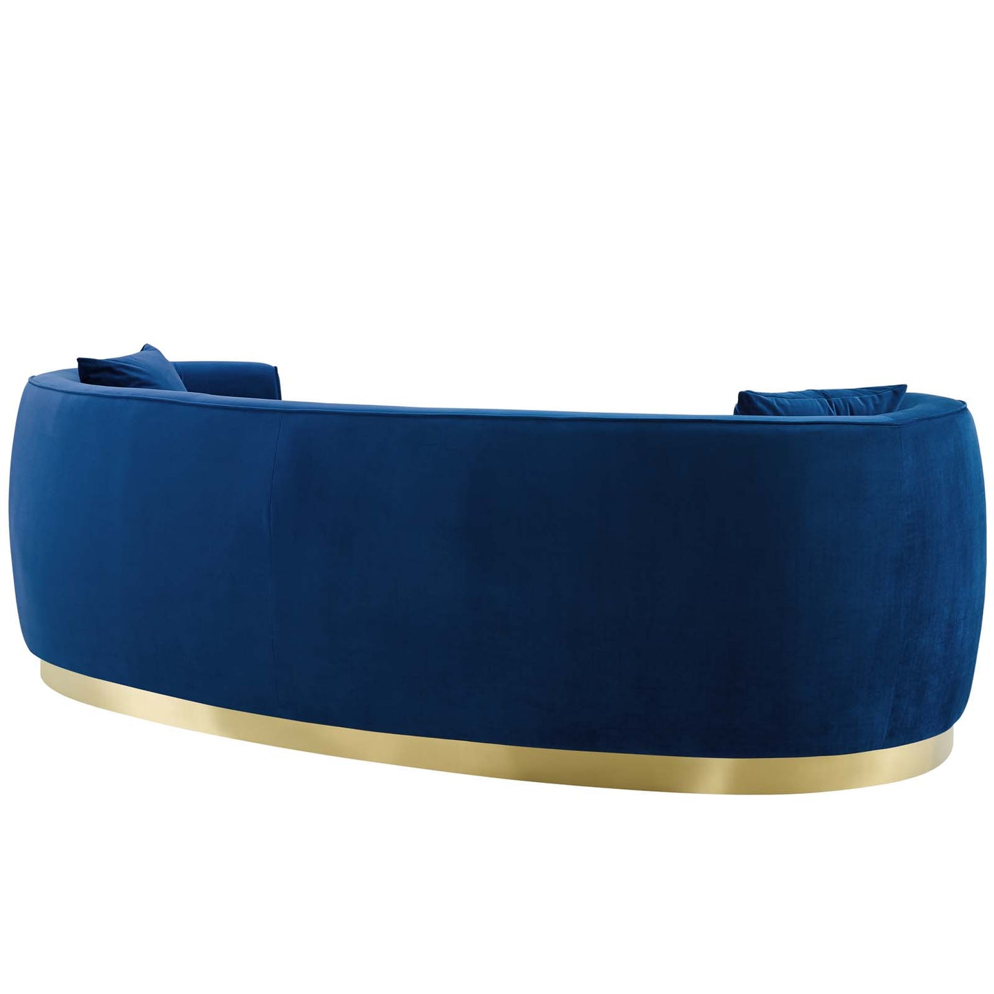 Resolute Curved Performance Velvet Sofa