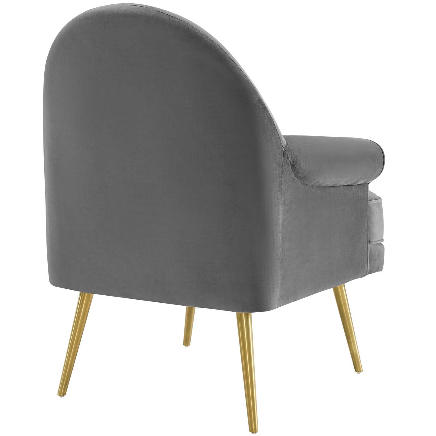 Fauteuil en velours capitonné Revive Performance par Modway