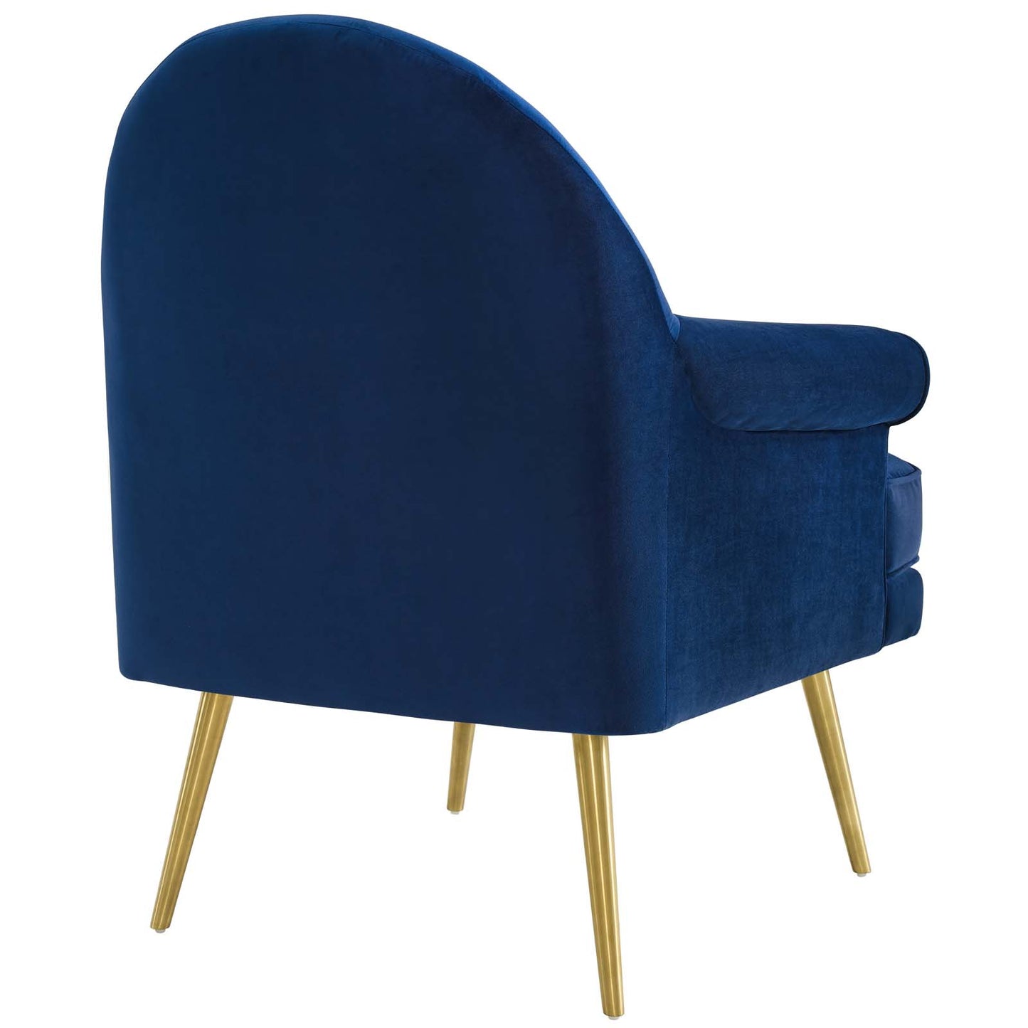 Fauteuil en velours capitonné Revive Performance par Modway